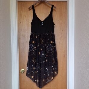 💝 4/$20 Black and Gold Celestial Dress